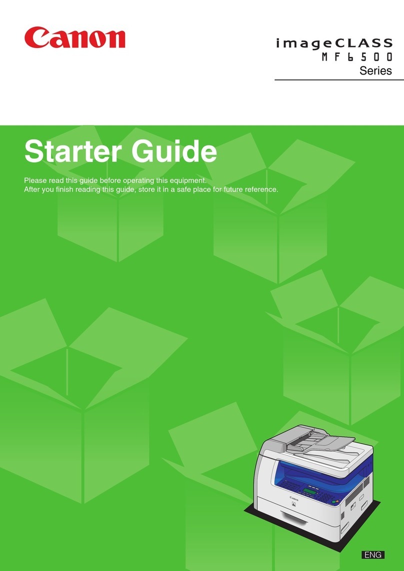 Canon imageCLASS MF6500 Series Safety guide