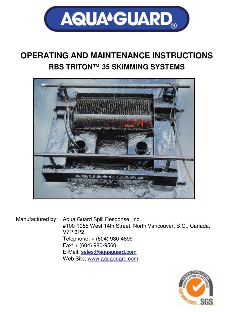Aqua Guard RBS TRITON 35 Operating and maintenance instructions