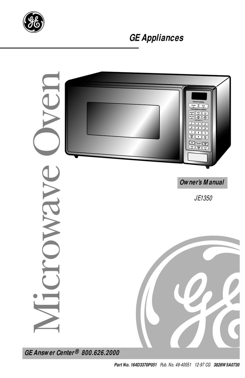 GE JE1350 User manual