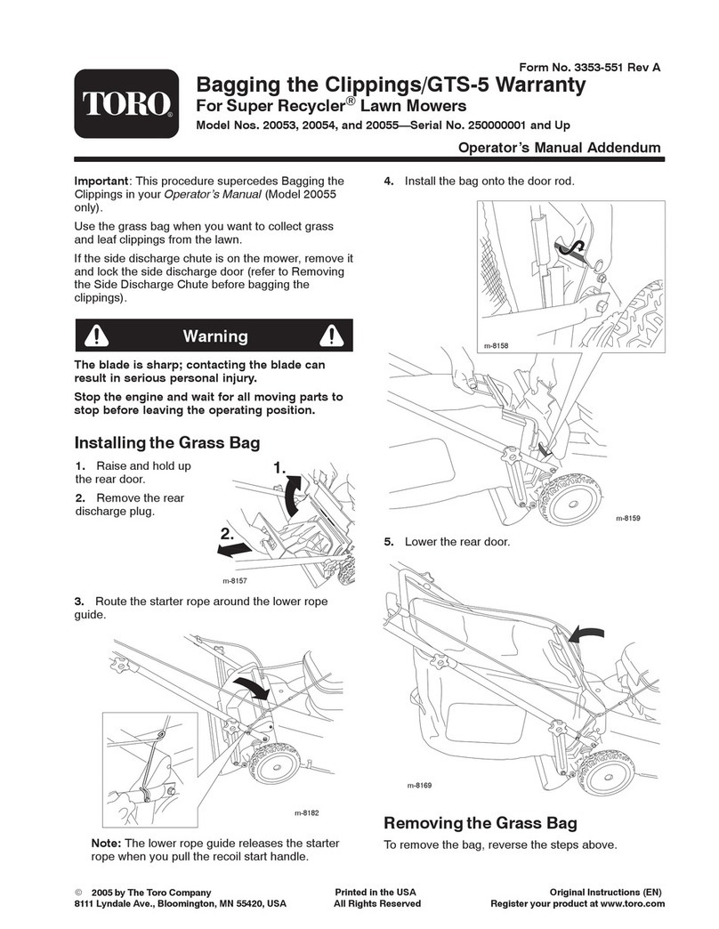 Toro Super Recycler 20053 Installation and operating instructions Toro Super Recycler 20053 Installation and operating instructions