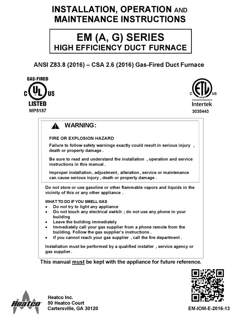 heatco EMA Series Manual