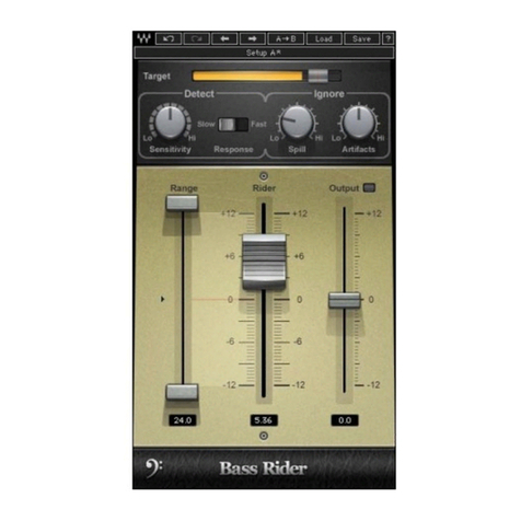 Waves BASS RIDER User manual Waves BASS RIDER User manual
