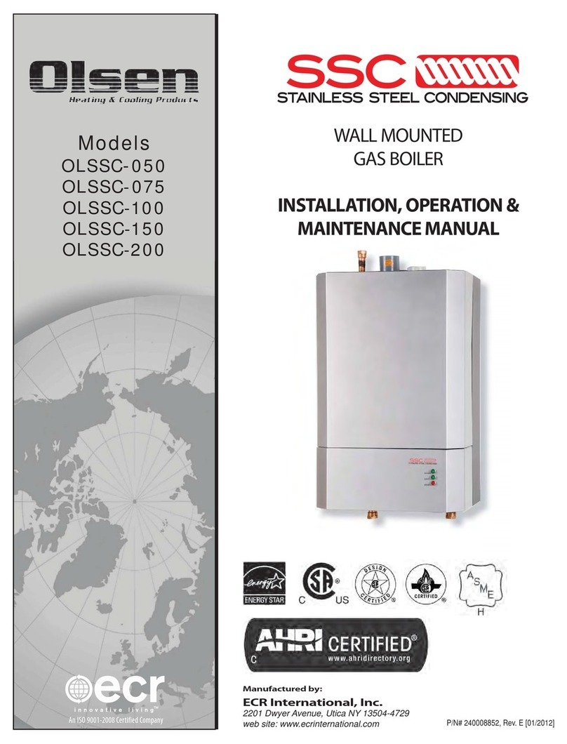 ECR SSC Olsen OLSSC-050 Instruction manual ECR SSC Olsen OLSSC-050 Instruction manual