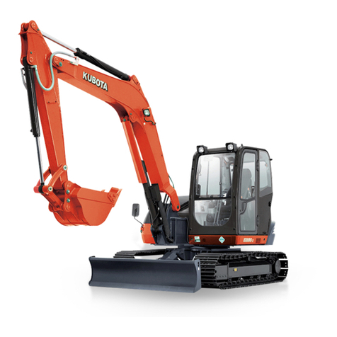 Kubota KX080-3 Operator's manual