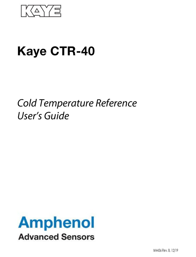 Amphenol Kaye CTR-40 user guide