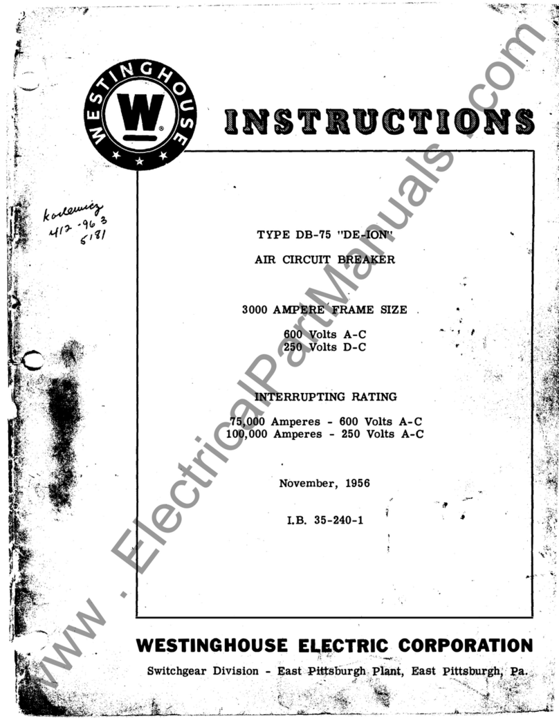 Westinghouse DB-75 instructions