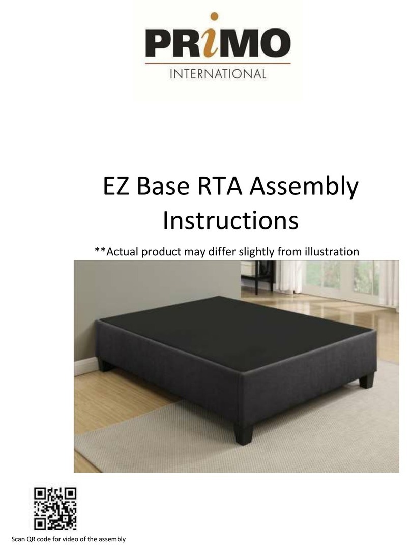 Primo International EZ Base RTA Assembly instructions