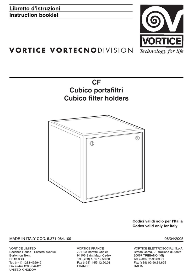 Vortice CF User manual