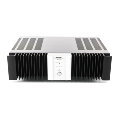 Rotel RB-1070V02 Technical manual