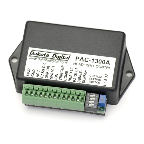 Dakota Digital PAC-1300A manual