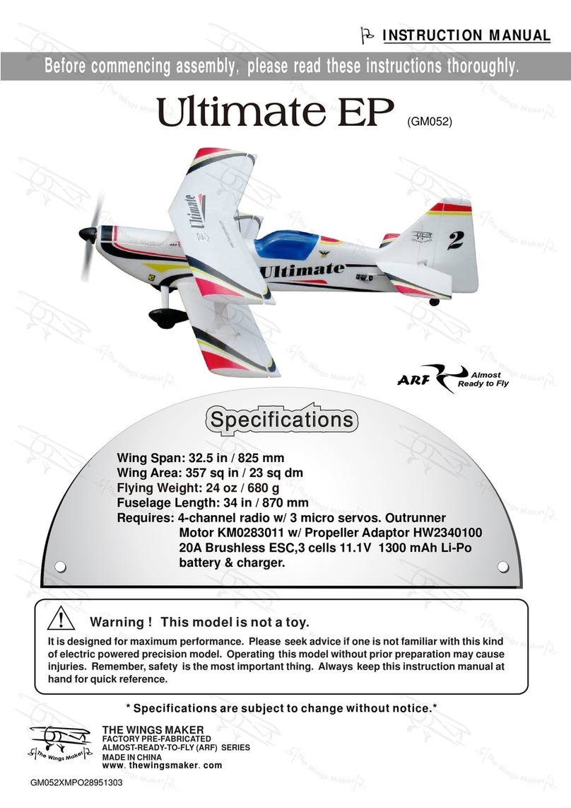 The Wings Maker ARF Ultimate EP User manual