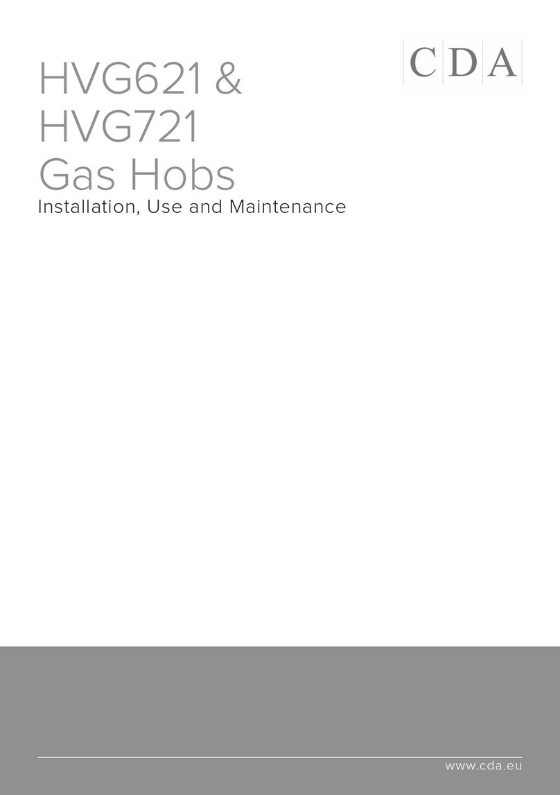 CDA HVG621 Quick start guide CDA HVG621 Quick start guide
