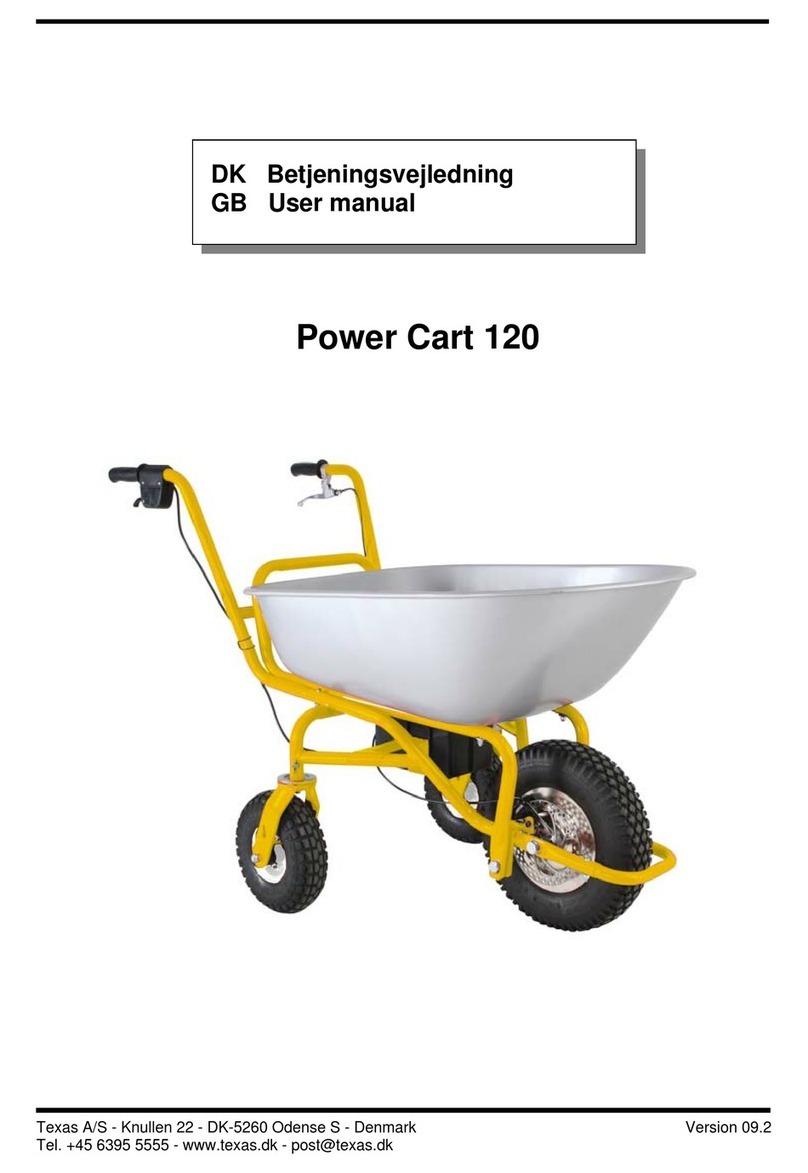 Texas Power Cart 120 User manual Texas Power Cart 120 User manual