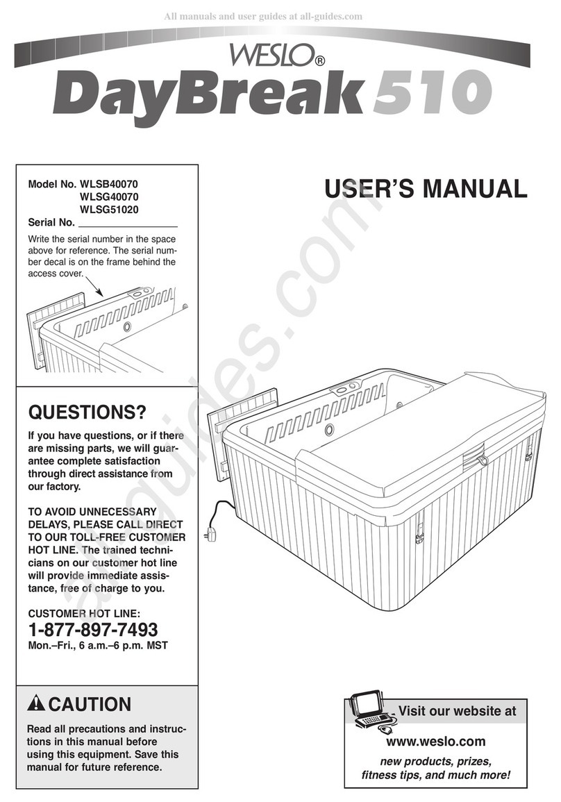 Weslo DayBreak510 User manual
