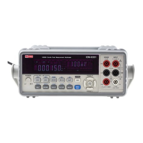 RS PRO IDM-8351 instruction manual