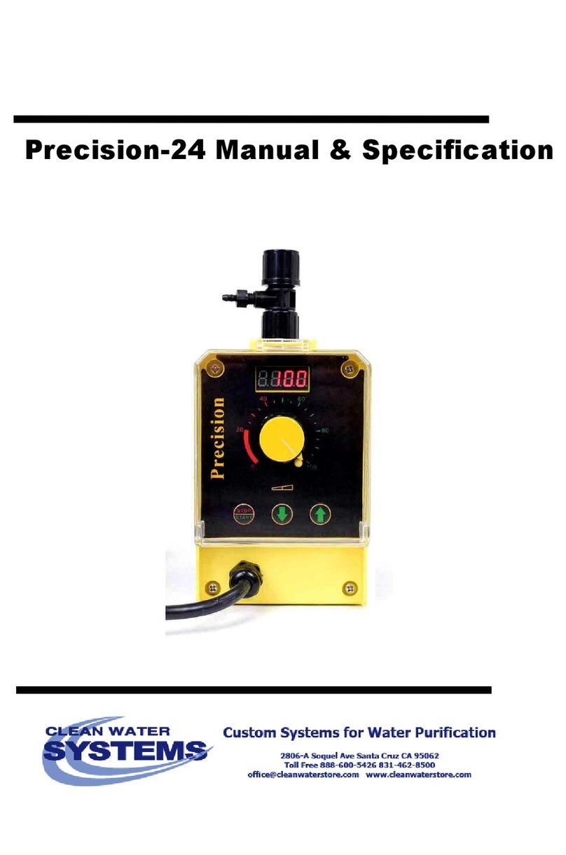 Clean Water Systems Precision-24 Instruction manual & specification
