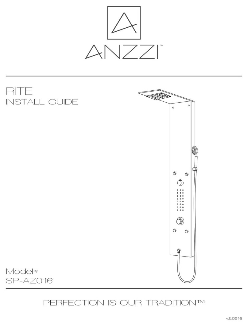 Anzzi SP-AZ016 User manual