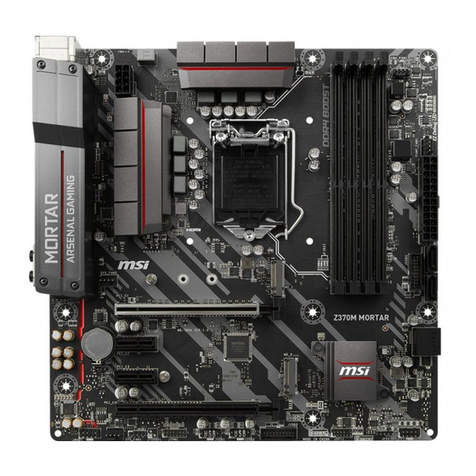 MSI Z370M MORTAR User manual MSI Z370M MORTAR User manual