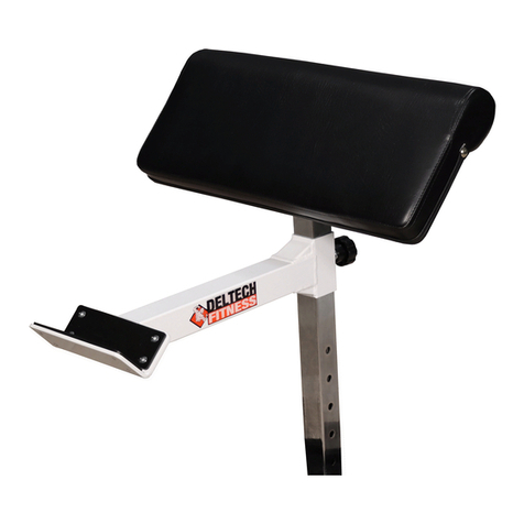 Deltech Fitness DF105 Assembly manual Deltech Fitness DF105 Assembly manual