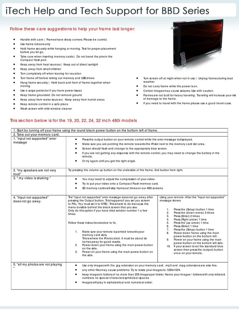 I-Tech BBD Series Help and Tech Support