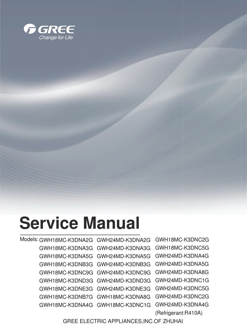 Gree GWH18MC-K3DNB7G User manual