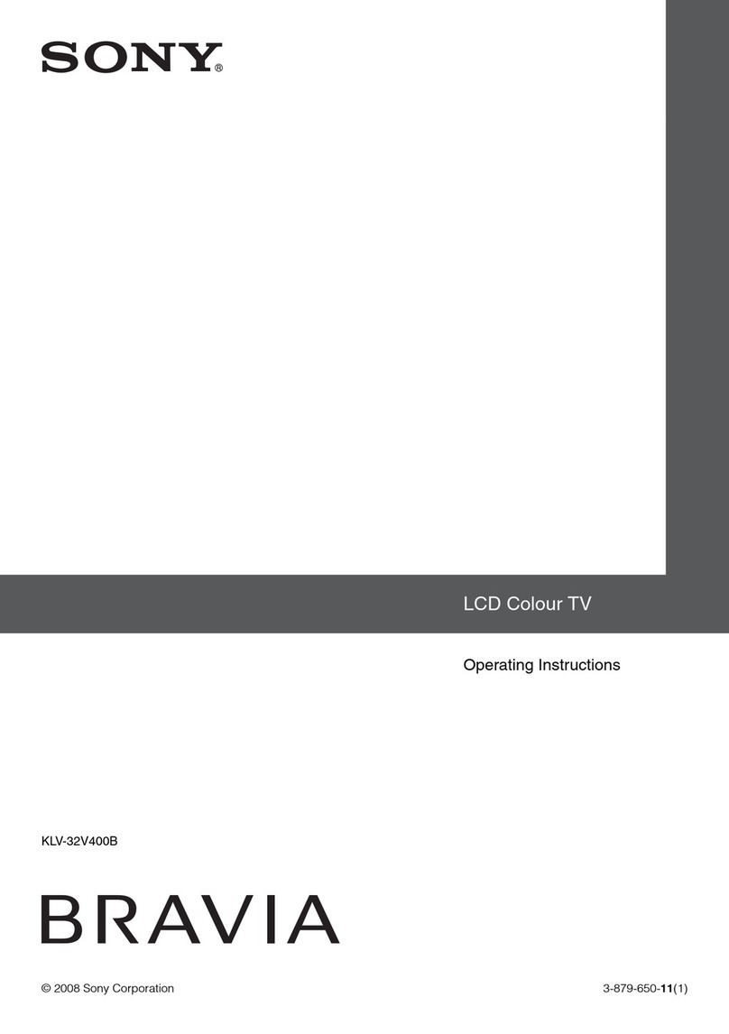 Sony Bravia KLV-32V400B User manual Sony Bravia KLV-32V400B User manual