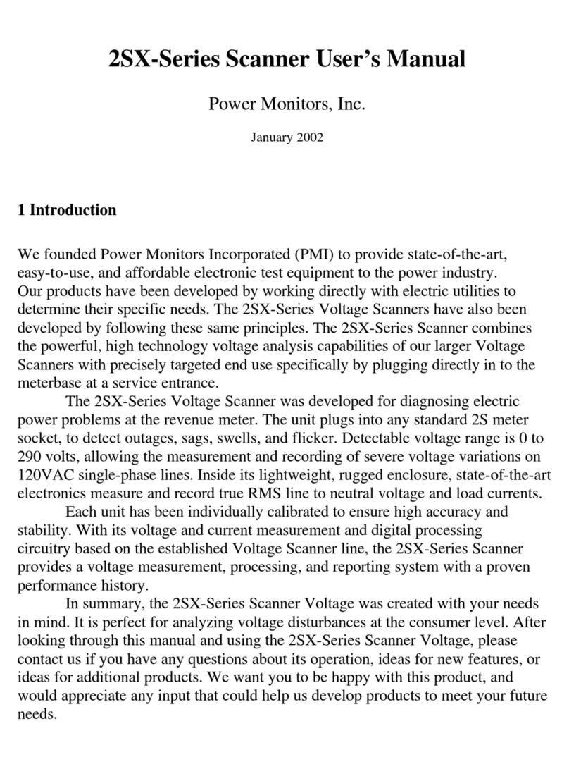 PMI 2SX Series User manual