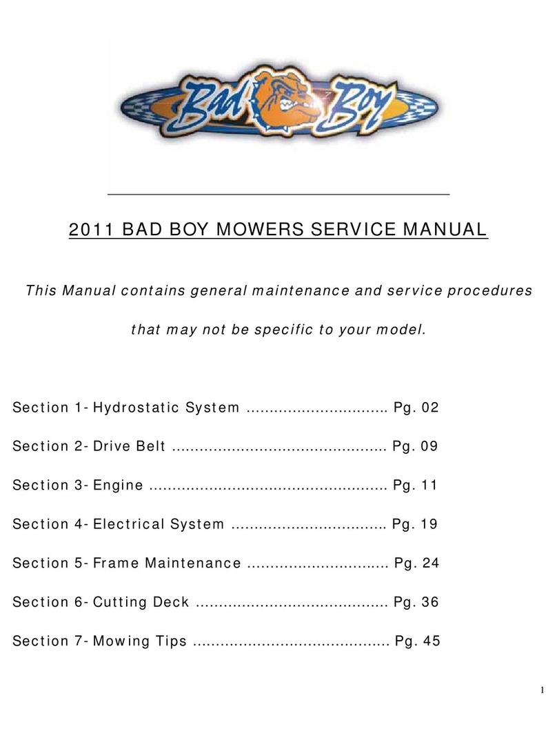 Bad Boy 2011 Service manual