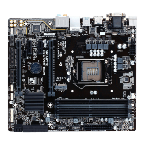 Gigabyte GA-H170M-DS3H User manual