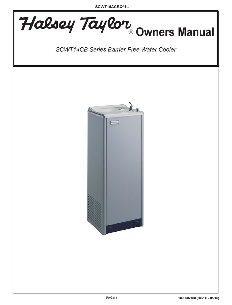 Halsey Taylor Double Bubbler LF SCWT14CB Series User manual