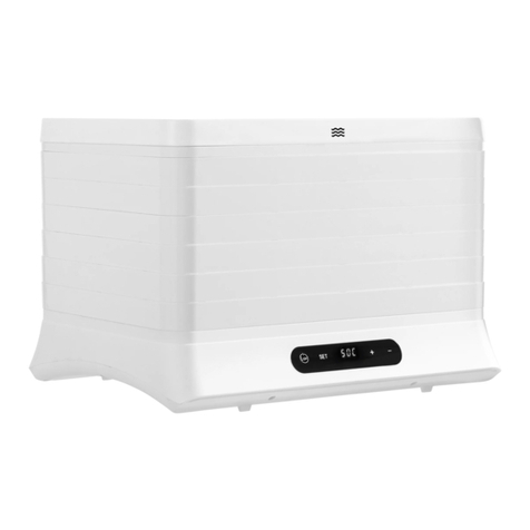 Luvele Breeze Food Dehydrator Instruction booklet