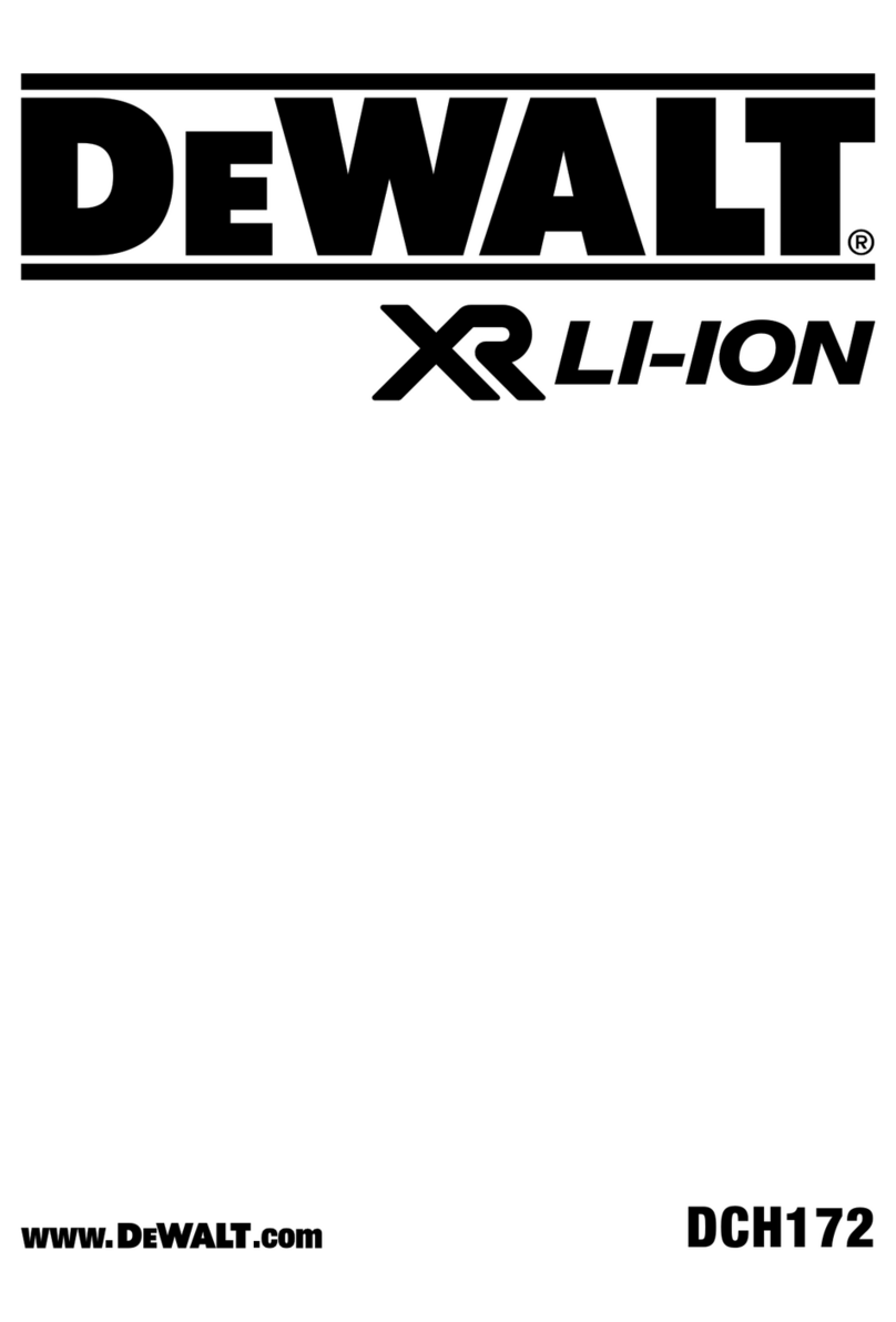 DeWalt DCH172 User manual DeWalt DCH172 User manual