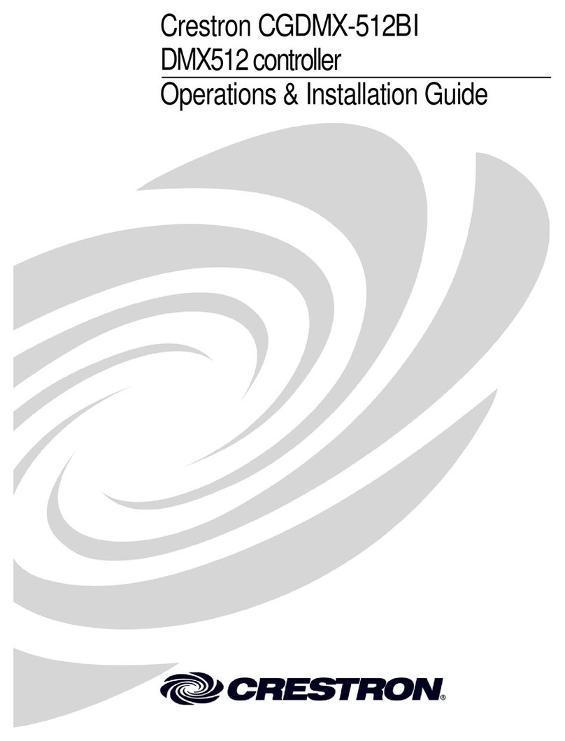 Crestron CGDMX-512BI How to use