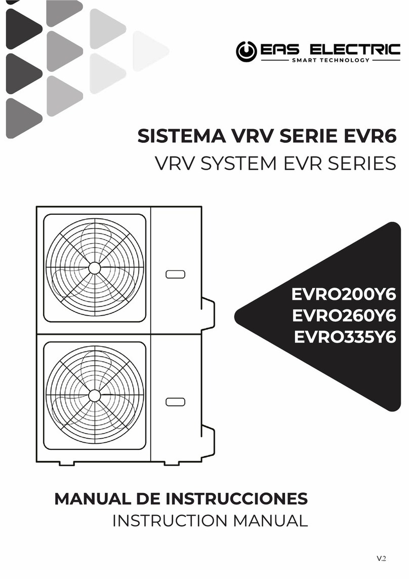 EAS Electric VRV EVR Series instruction manual
