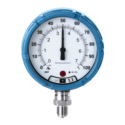 Emerson Rosemount WPG User manual