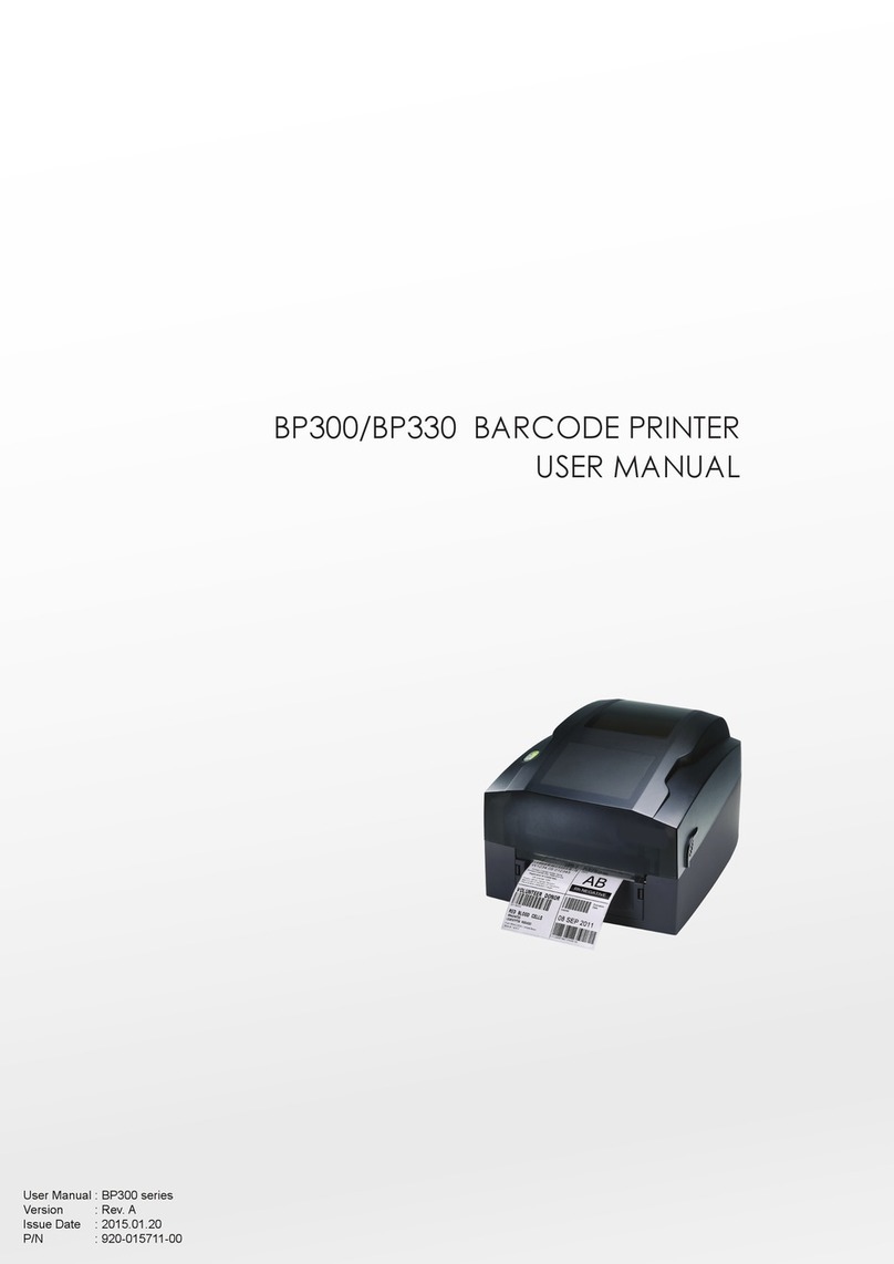 Godex BP300 User manual
