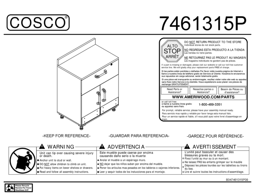 Cosco 7461315P Assembly instructions