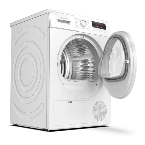 Bosch WTH85V8PSN Installation and operating instructions