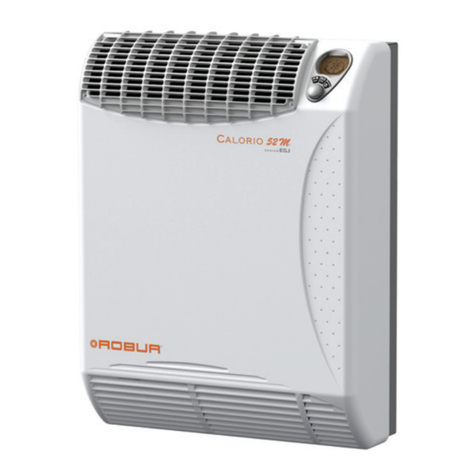 Robur Calorio M Installation, use and maintenance manual