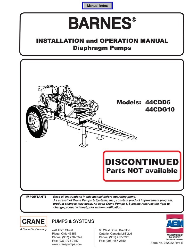 Barnes 44CDD6 User manual