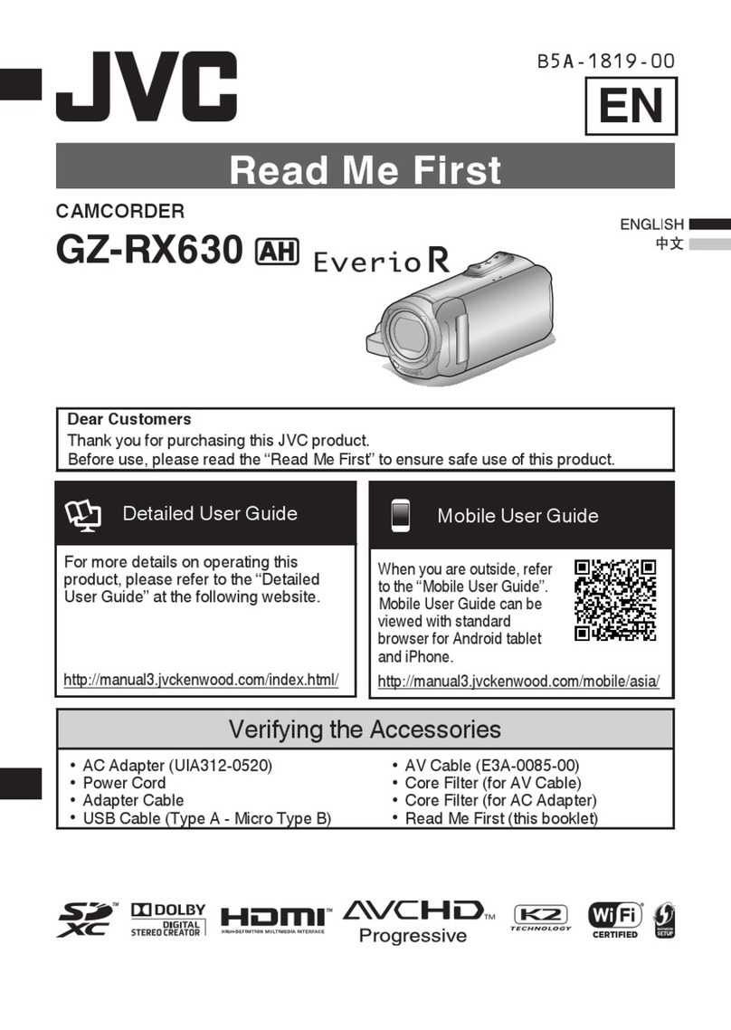 JVC GZ-RX630 User manual