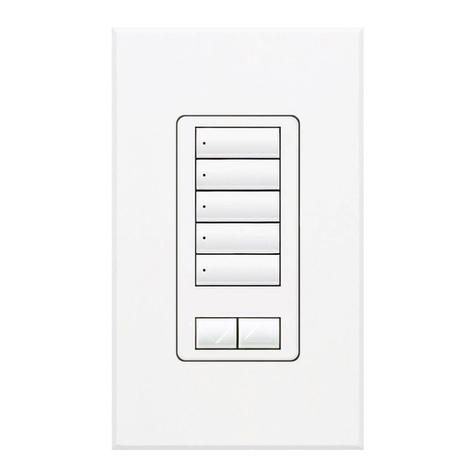 Lutron Electronics QS Wallstation Signature Series User manual