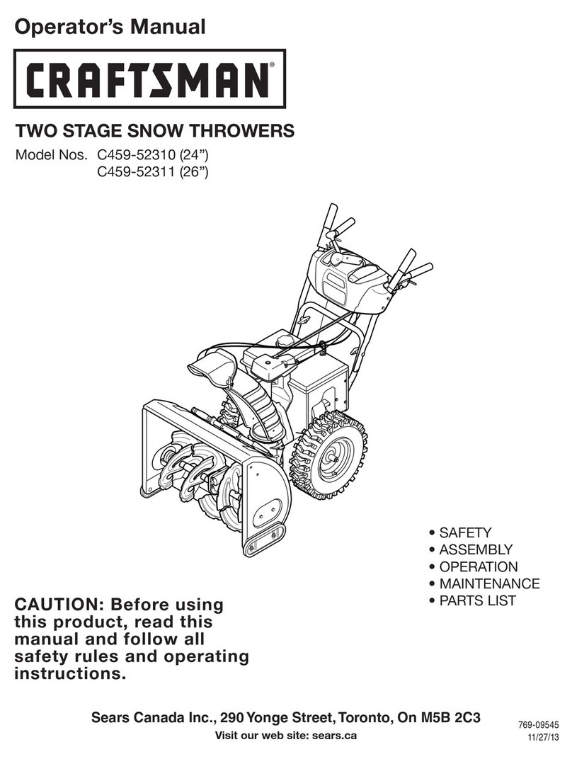 Craftsman C459-52310 User manual