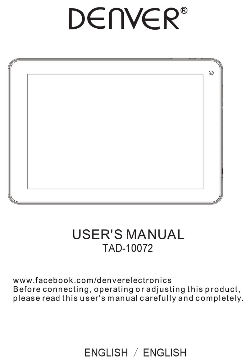 Denver TAD-10072 User manual
