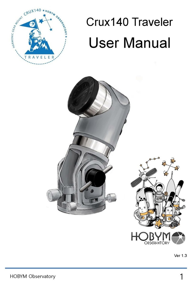 Hobym Observatory Crux140 Traveler user manual