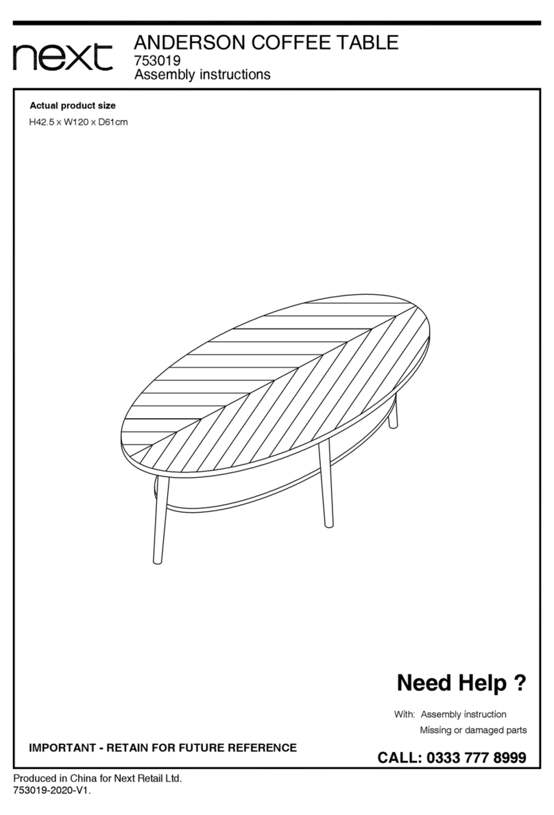 Next ANDERSON 753019 Assembly instructions