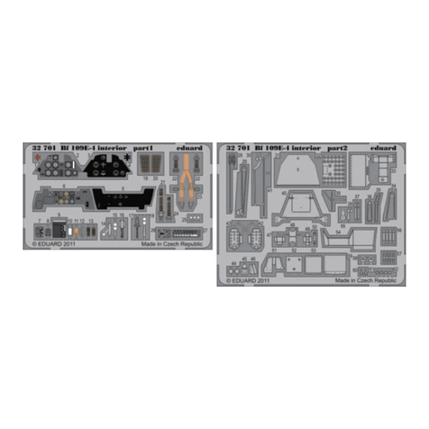 Eduard Bf 109E-4 interior S.A. manual