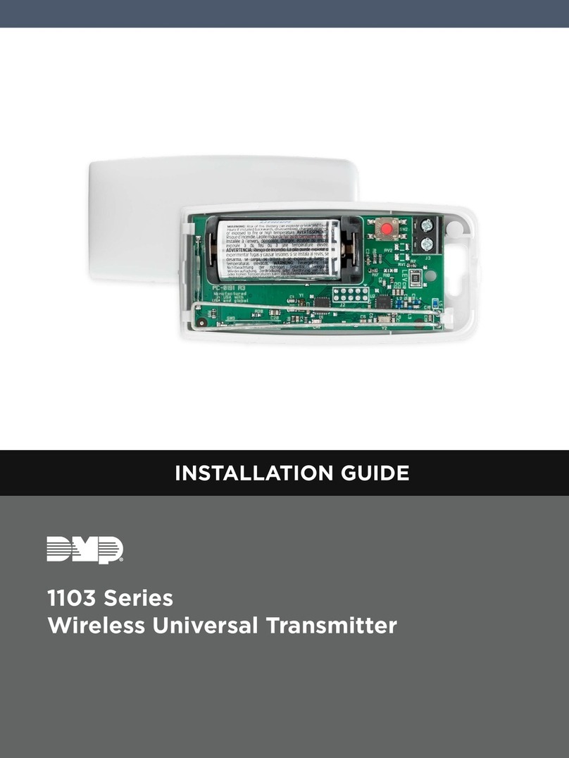 DMP Electronics 1103 Series installation guide
