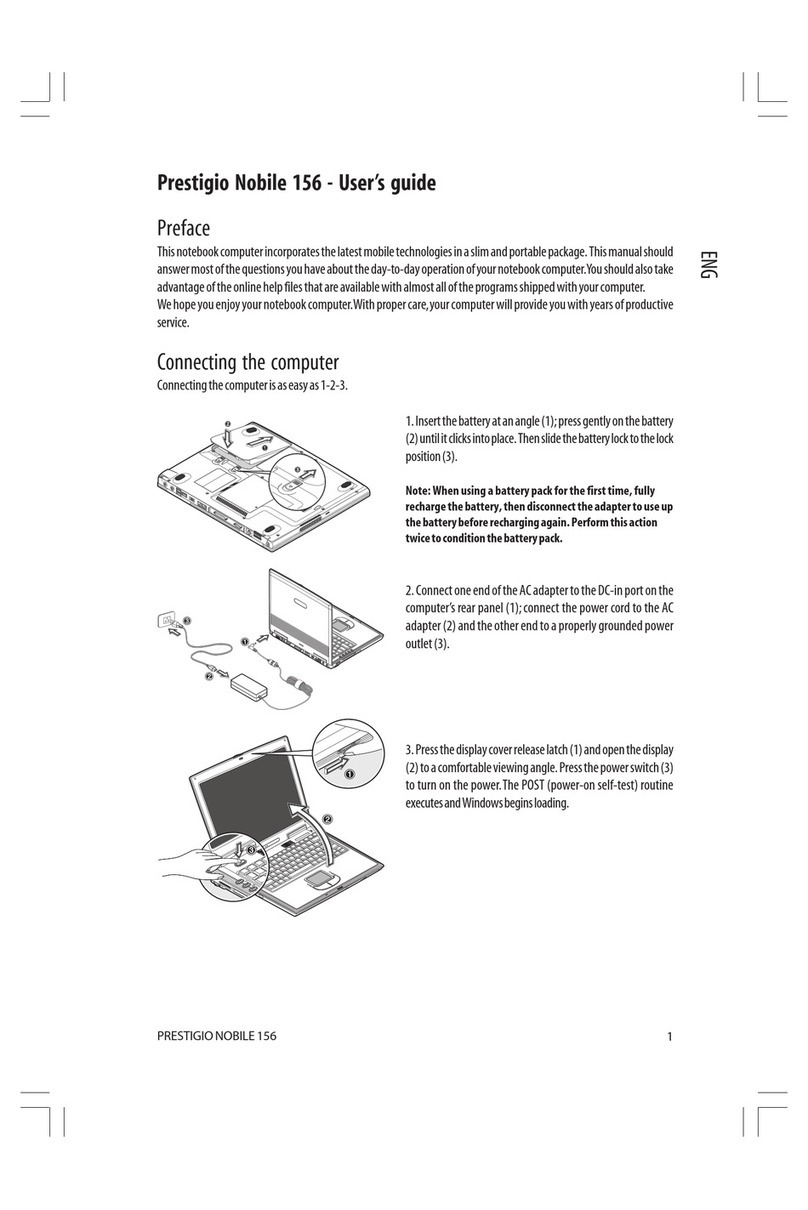 Prestigio NOBILE 156 User manual