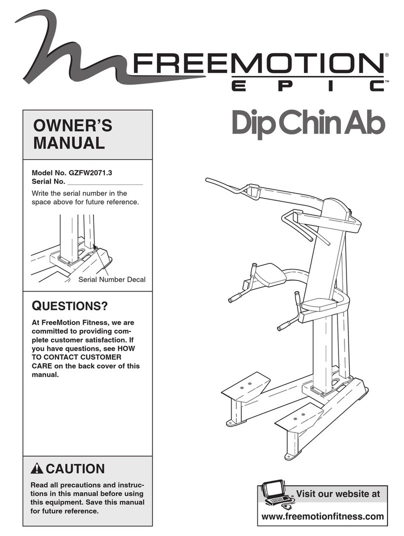 FREE MOTION GZFW2071.3 owner's manual